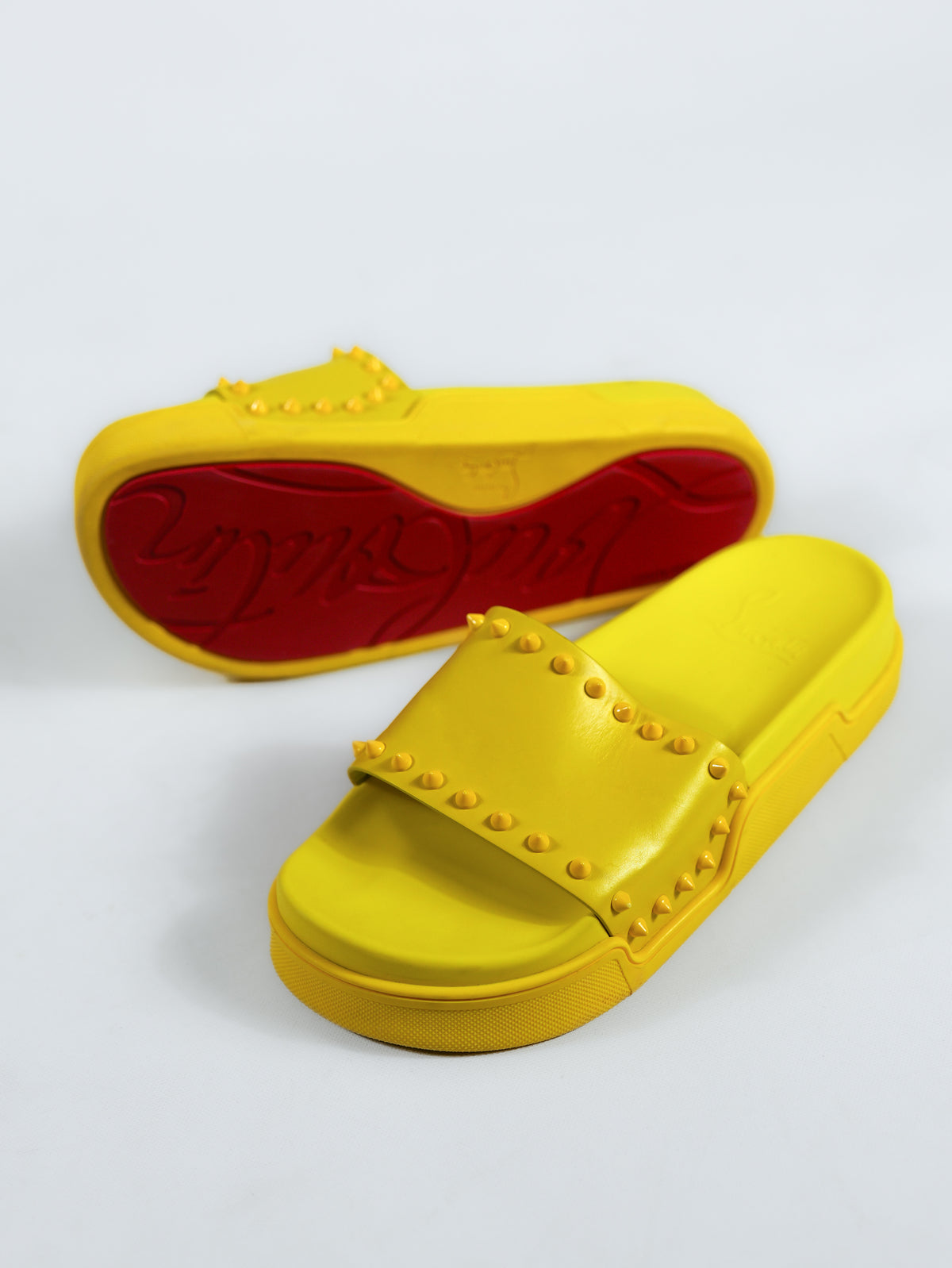 SANDALO PISCINA BORCHIE PELLE - CHRISTIAN LOUBOUTIN