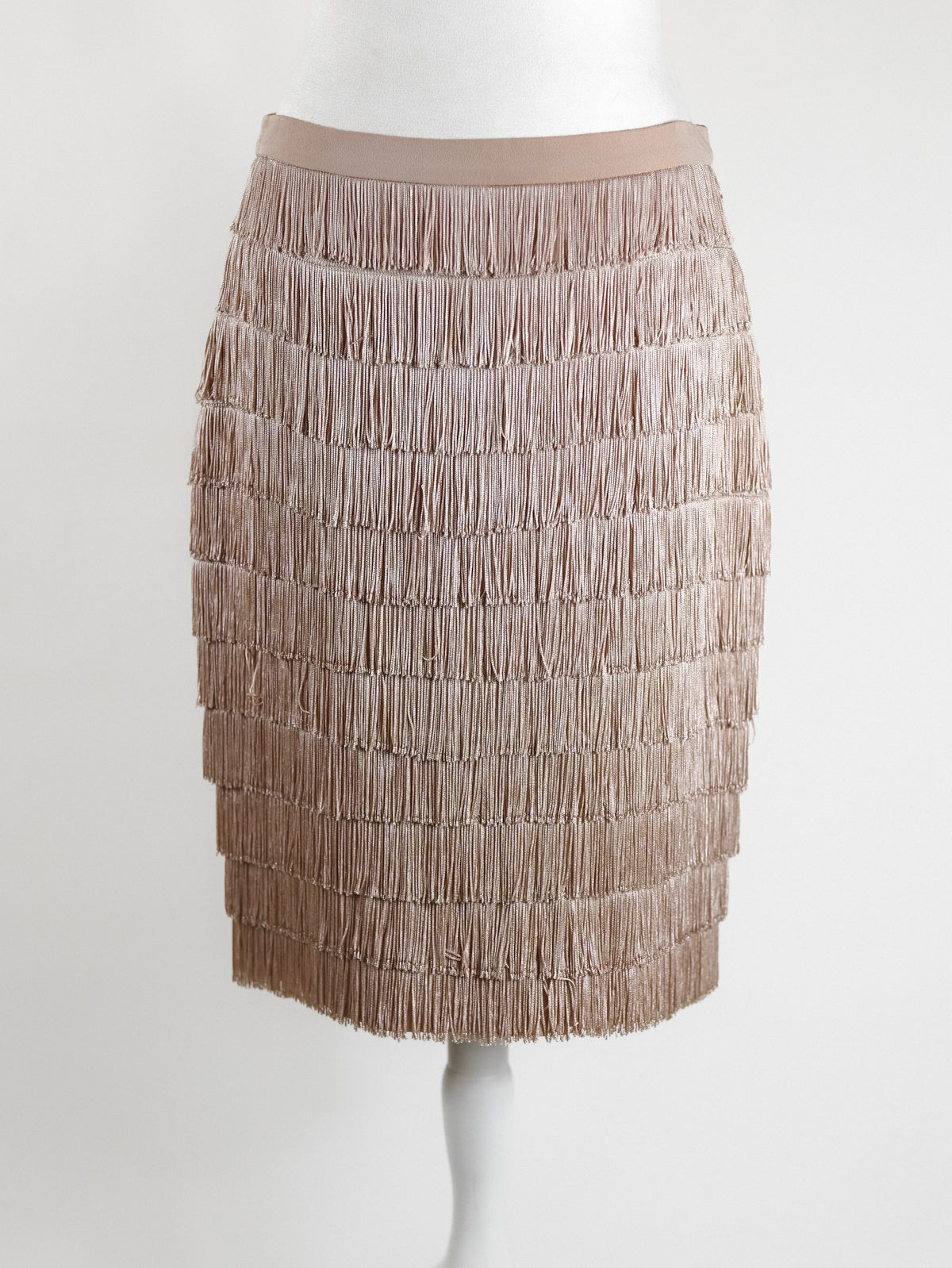 FRINGED SKIRT - MOSCHINO