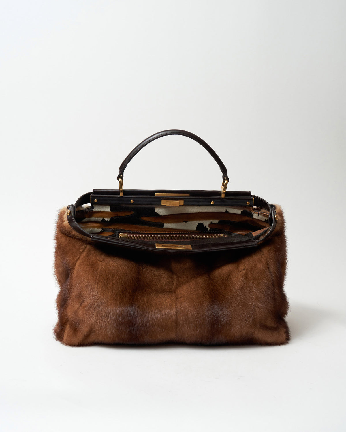 Fendi  Peekaboo Brown Mink