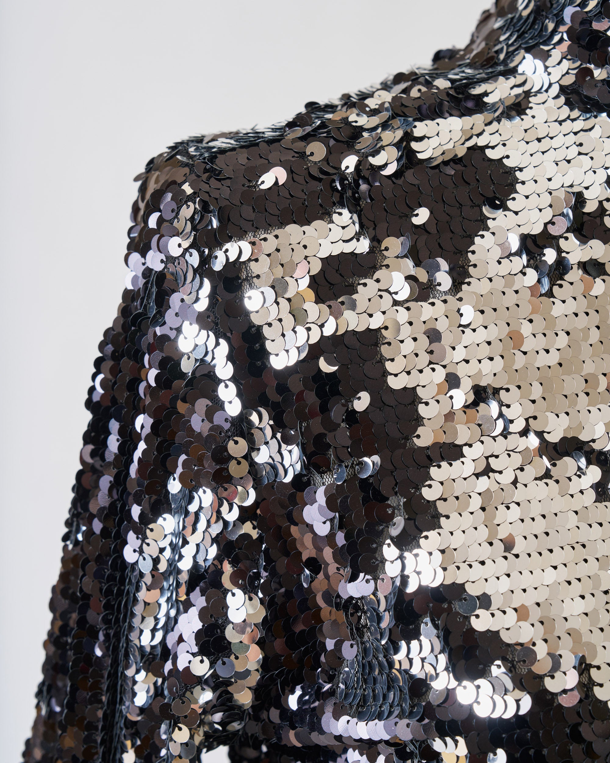 halpern sequin dress Halpern Wave Sequin Open-Back Column Gown