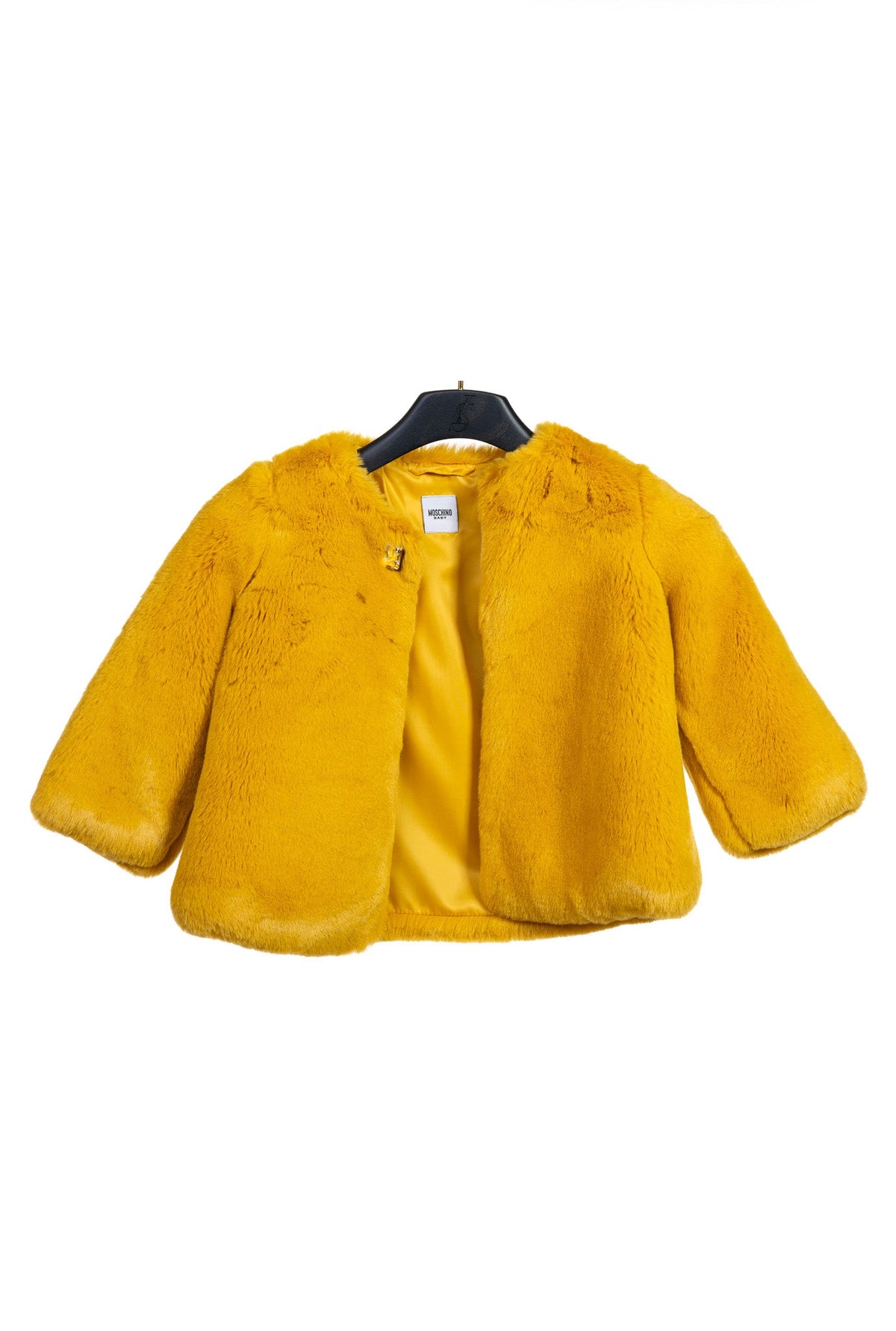 PELLICCIA GIALLA MOSCHINO