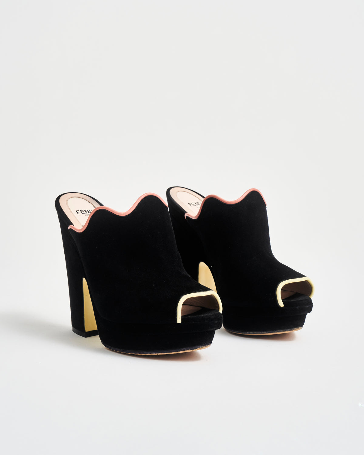 Fendi Wave Mules Sandals