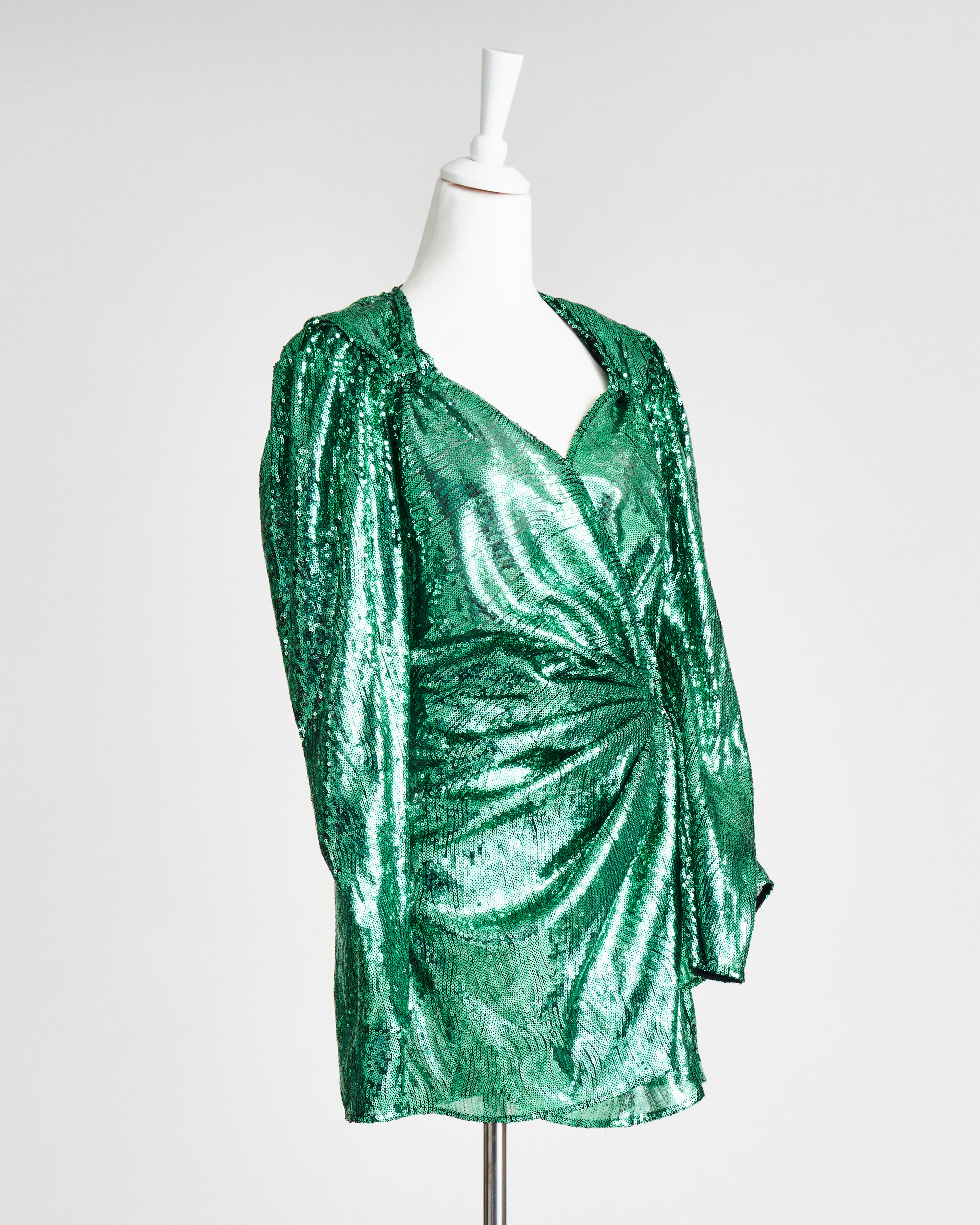 THE ATTICO GREEN CONSUELO SEQUIN DRESS Iryna Sigunava THE ATTICO GREEN CONSUELO SEQUIN DRESS Iryna Sigunava