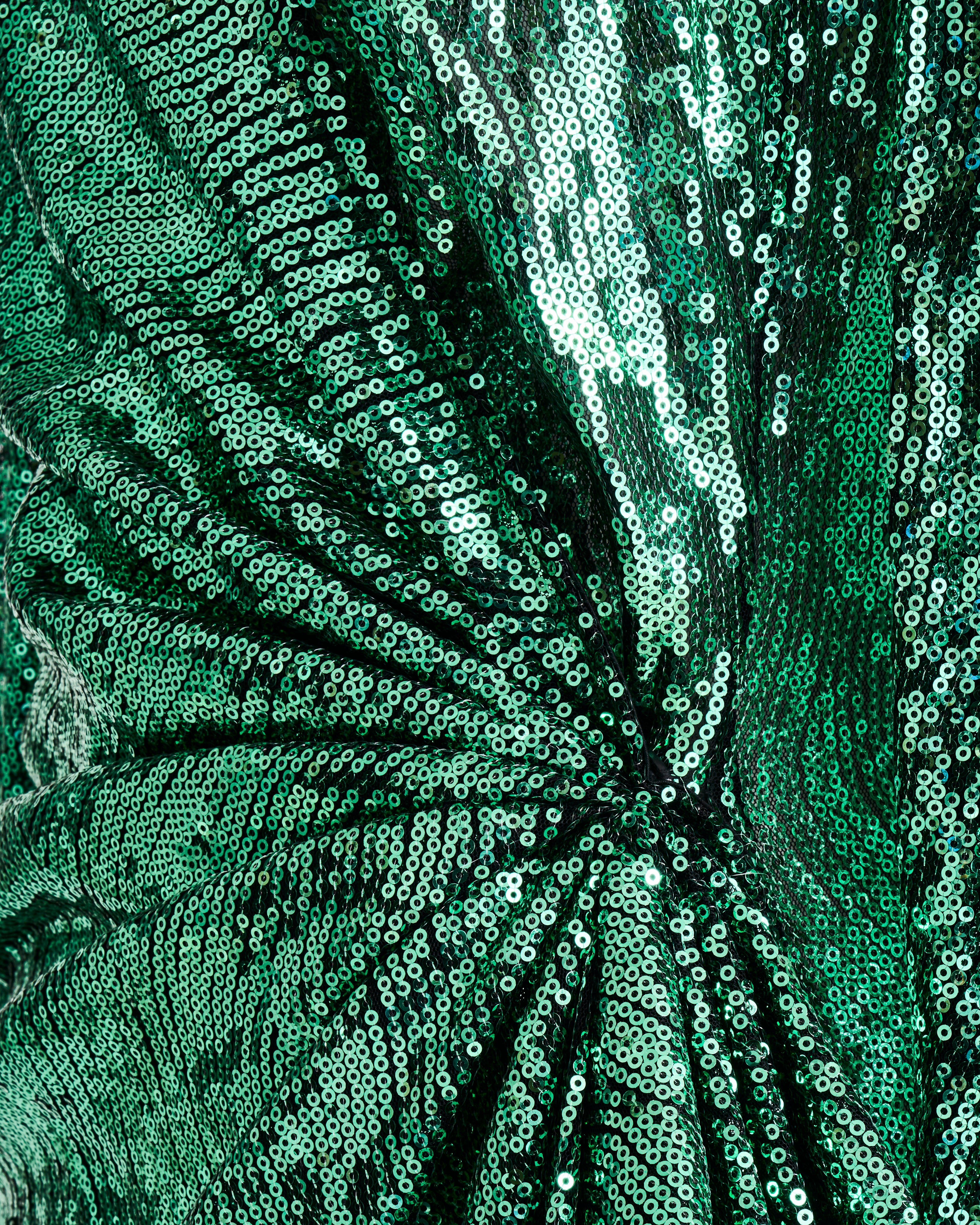 THE ATTICO GREEN CONSUELO SEQUIN DRESS Iryna Sigunava THE ATTICO GREEN CONSUELO SEQUIN DRESS Iryna Sigunava