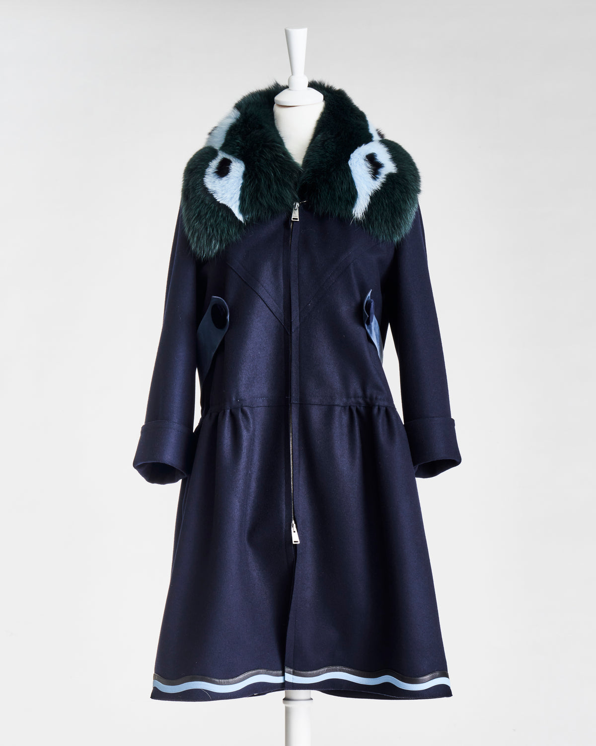 Fendi felt coat